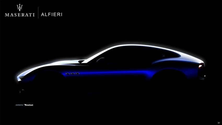 Maserati Alfieri - chiếc coupe thương mại mới trở thành đối thủ của Tesla Roadster